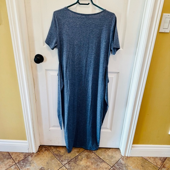 🎉HOST PICK🎉Summer Dress Short Sleeved Maxi with Side Slit-Large - fits Medium - Picture 7 of 8